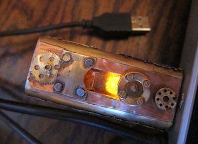 Стимпанк флэшка