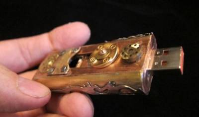 Стимпанк флэшка