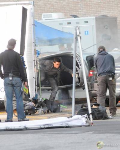 Фотографии со съёмок «Вспомнить всё»