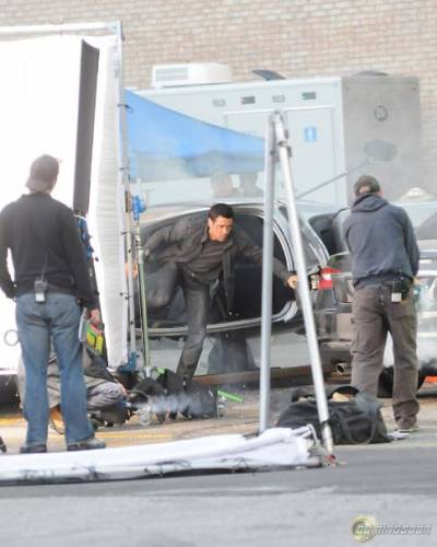 Фотографии со съёмок «Вспомнить всё»