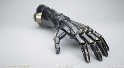 Prosthetic arms inspired by 'Deus Ex'
