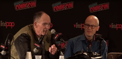 Уильям Гибсон и Лев Гроссман на New York Comic Con 2019
